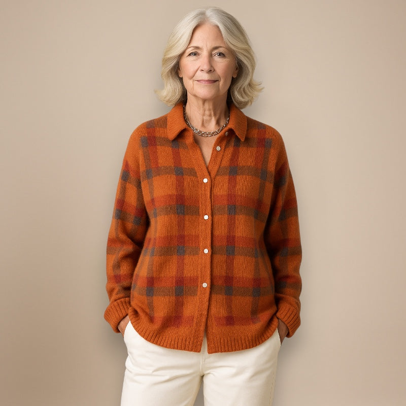 Leandra | Chemise Overshirt à Carreaux Confortable