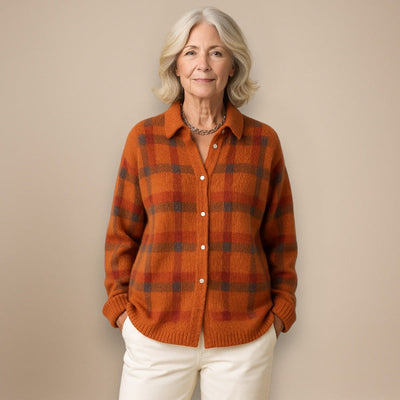 Leandra | Chemise Overshirt à Carreaux Confortable