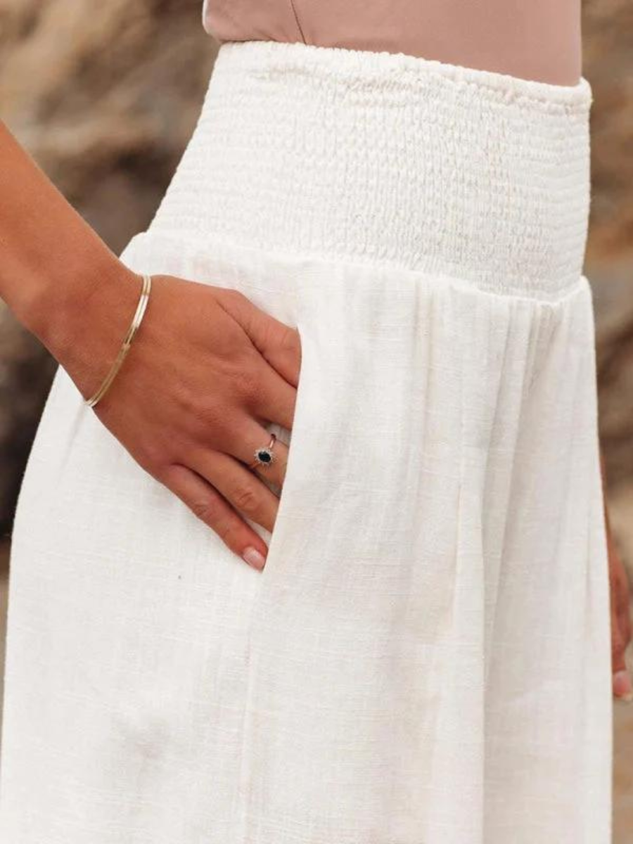Lily | Pantalon Flottant à Jambes Évasées