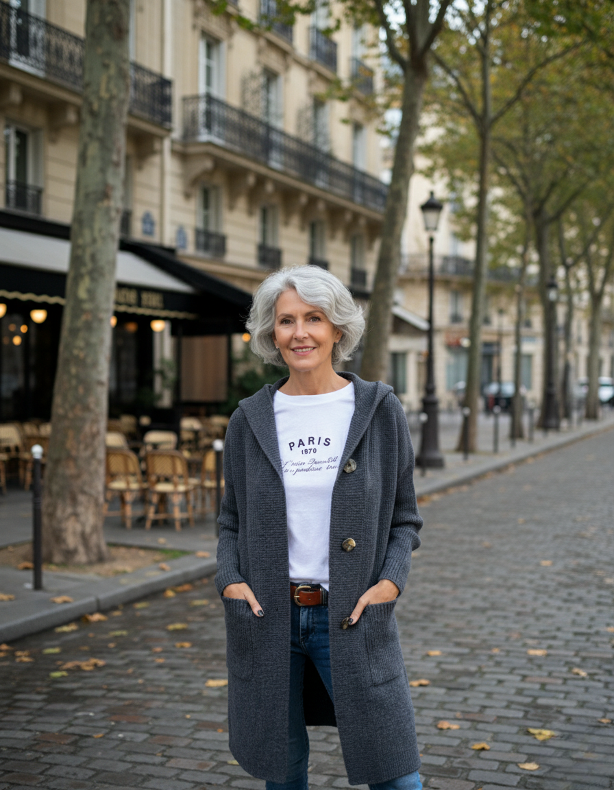 Celine | Élégant long gilet