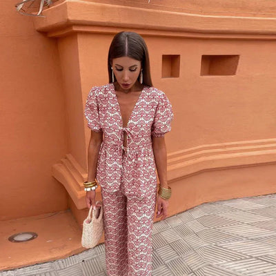 Élodie | Ensemble d’été chic deux pièces