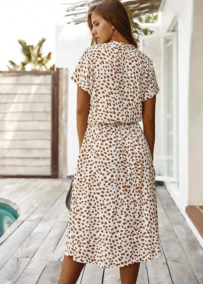 Edith | Robe à col en V