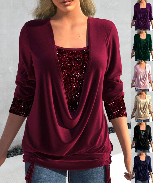 Flaire | Haut en paillettes glitter