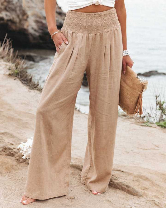 Lily | Pantalon Flottant à Jambes Évasées