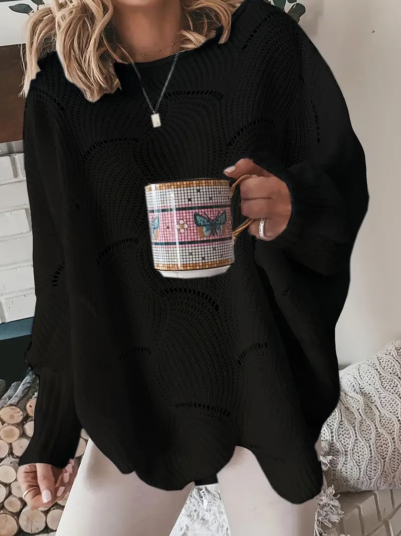 Alexa | Pull en tricot uni
