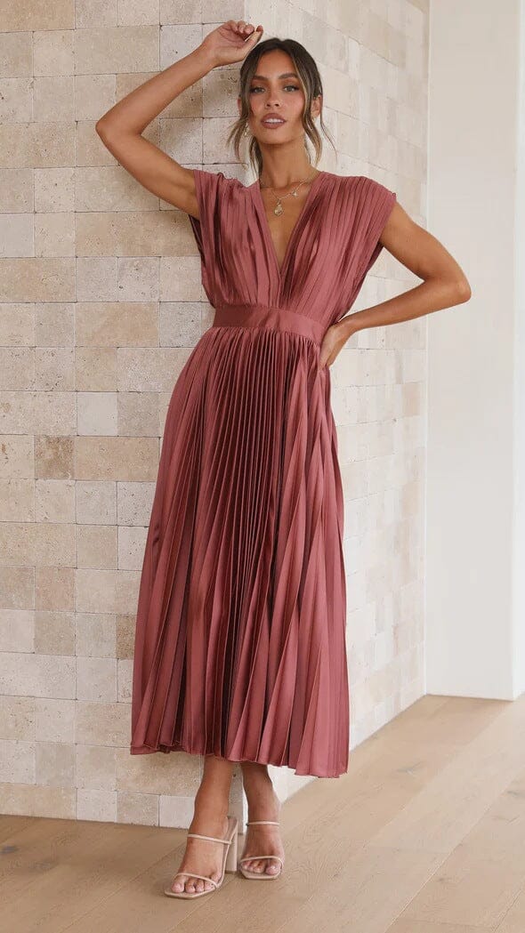 Chloe | Robe Midi Élégante
