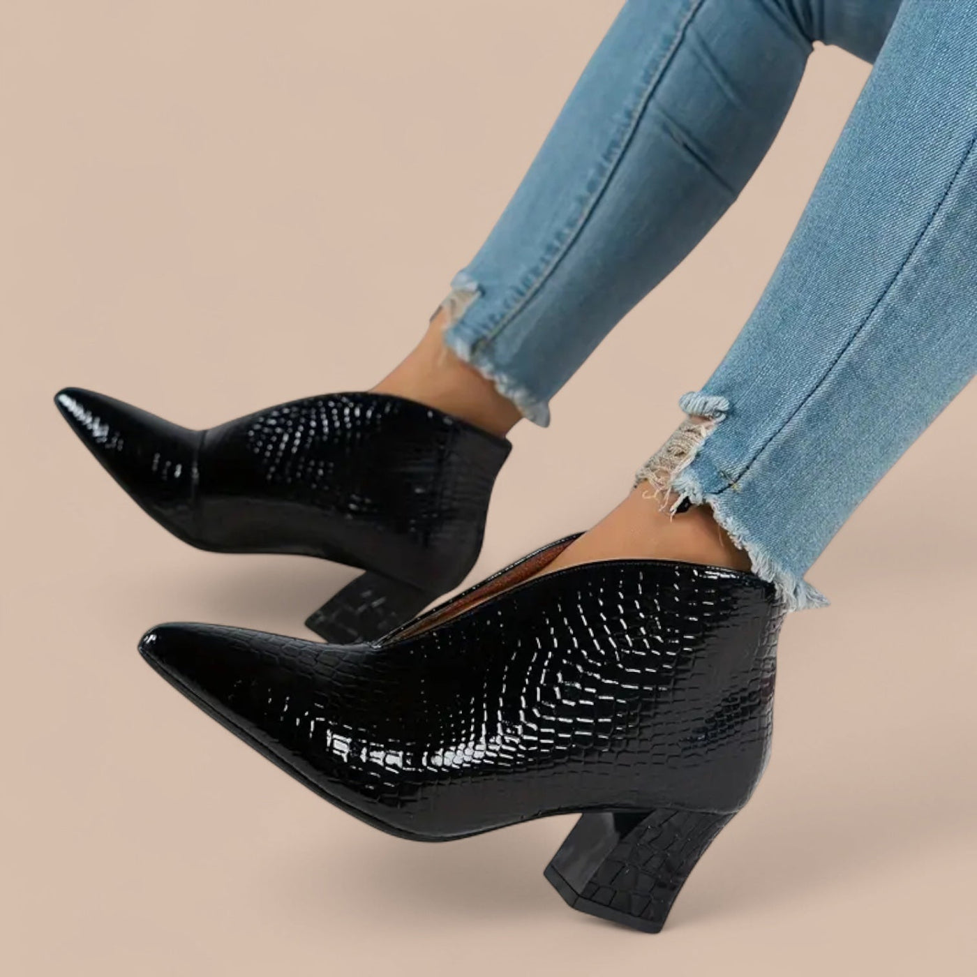 Ruth & Eleanor™ | Bottines à Talons Aiguille pour Femmes