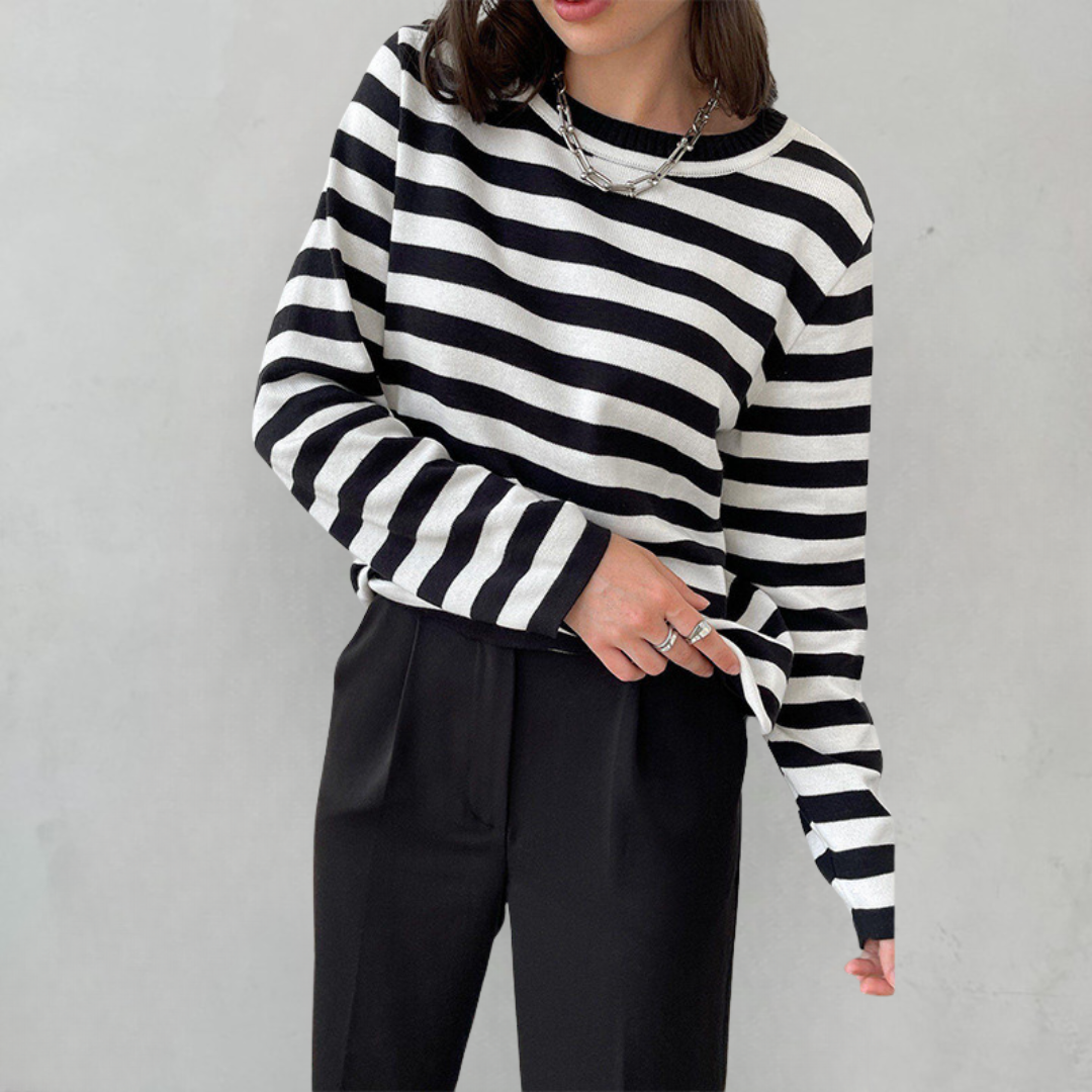Nicole | Pull Rayé Chic