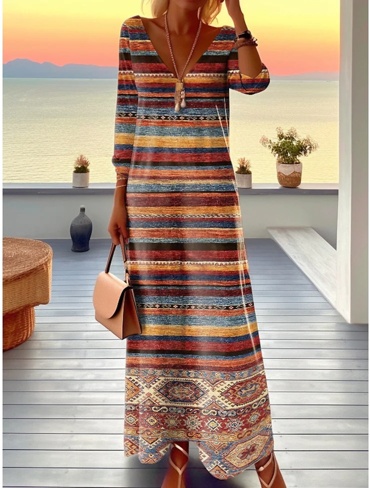 Colette | Robe Longue à Manches Longues