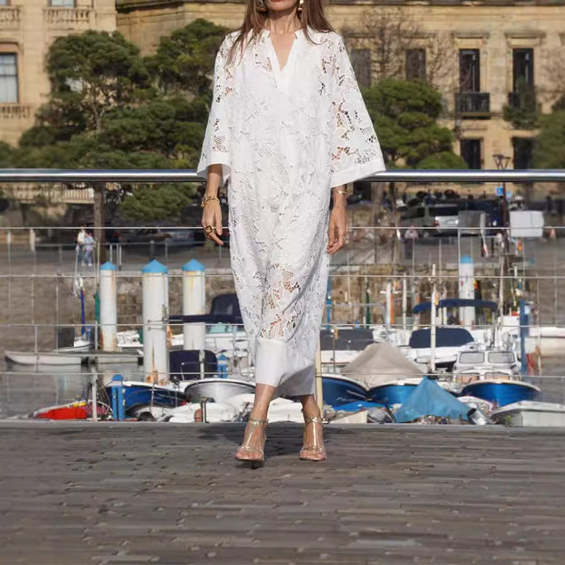 Sophie | Robe Élégante à Bordures