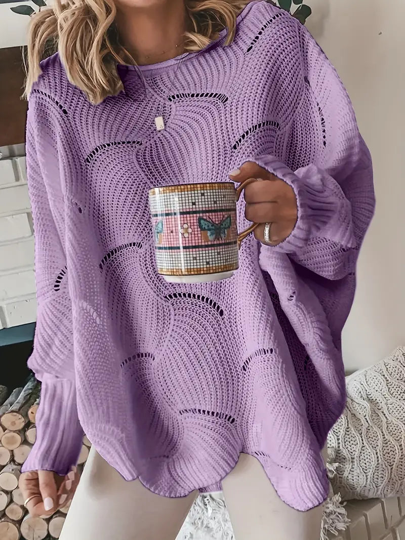 Alexa | Pull en tricot uni