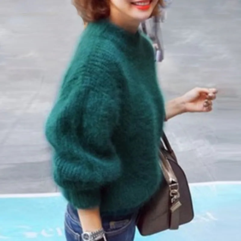 Jessica | Pull Roulé Élégant Froid