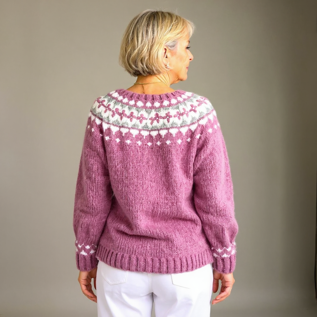 Ruth & Eleanor™ | Cardigan Islandais Rétro