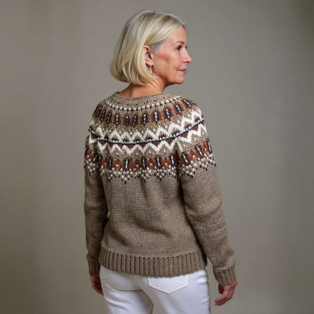 Ruth & Eleanor™ | Cardigan Vintage Islandais Classique