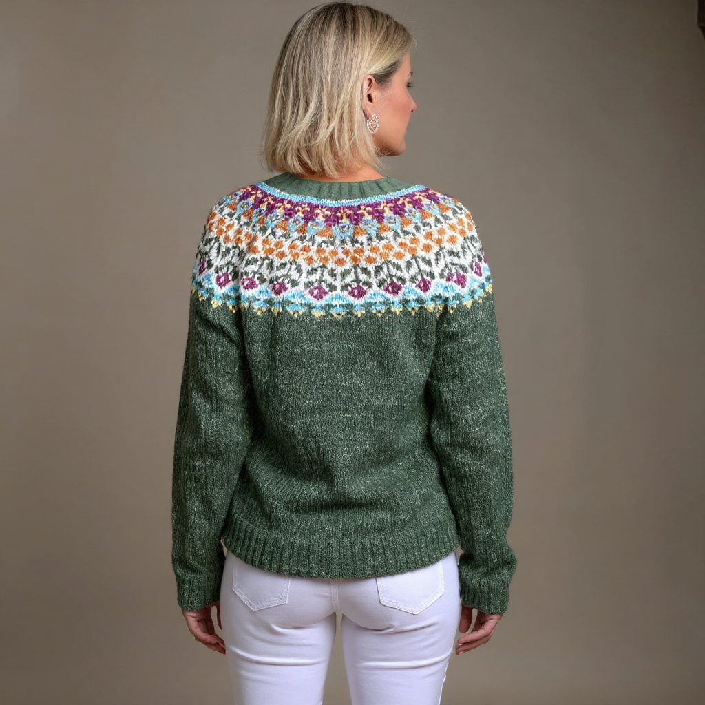Ruth & Eleanor™ | Cardigan Vintage Islandais Classique