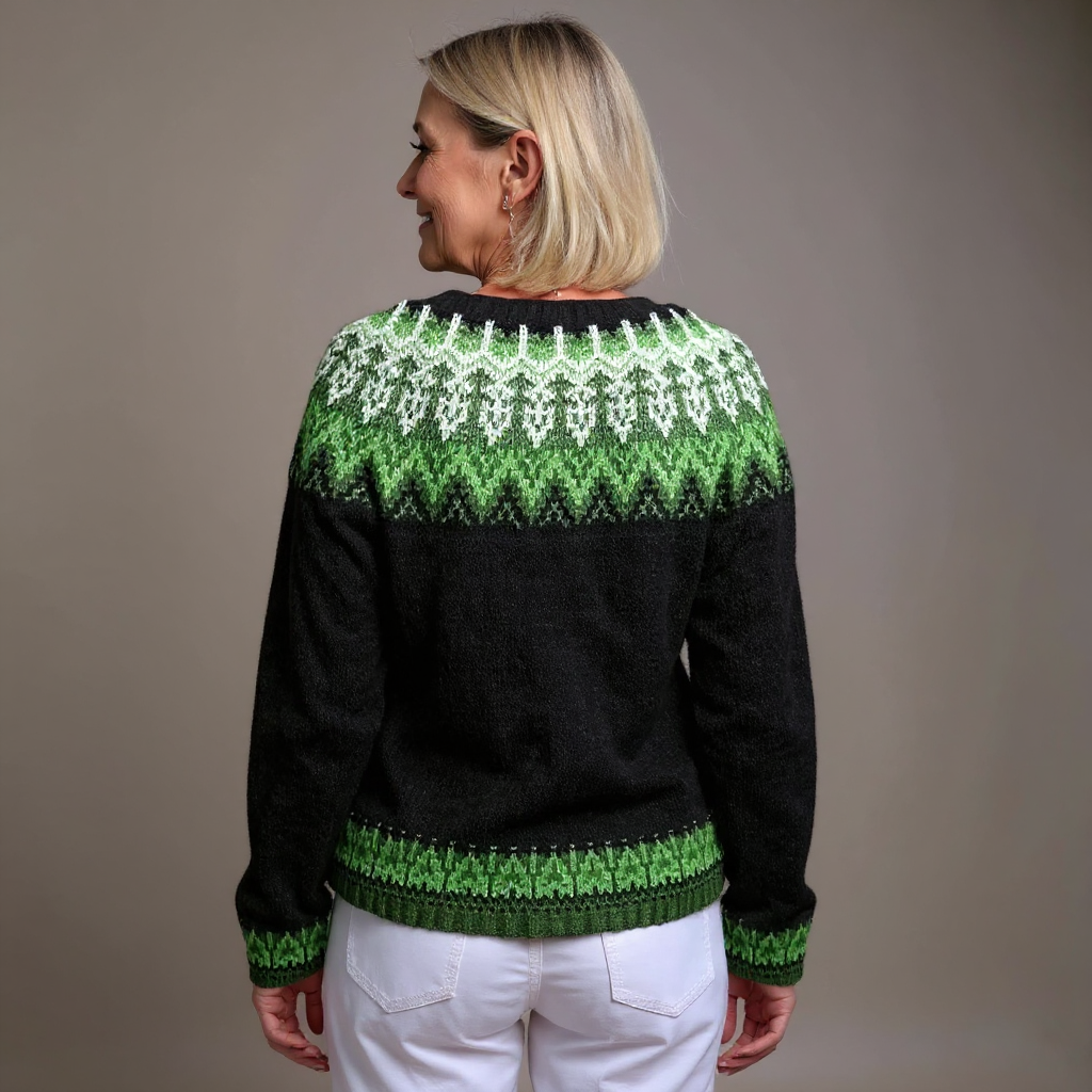Ruth & Eleanor™ | Cardigan Islandais Rétro