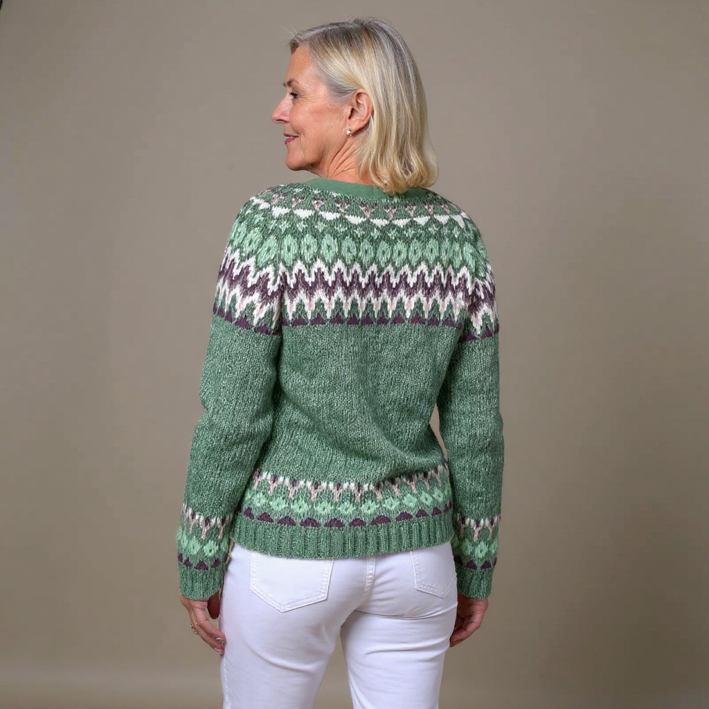 Ruth & Eleanor™ | Cardigan Islandais Rétro