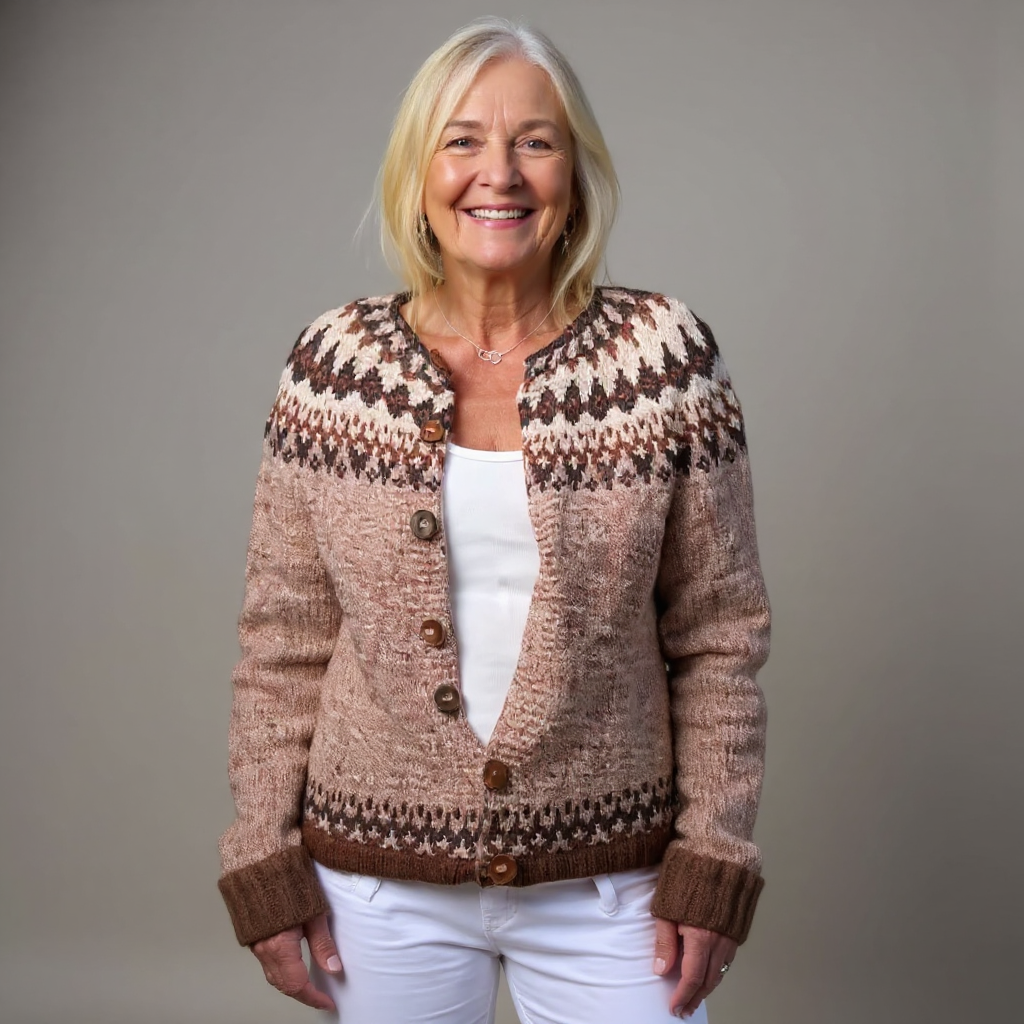 Ruth & Eleanor™ | Cardigan Islandais Rétro
