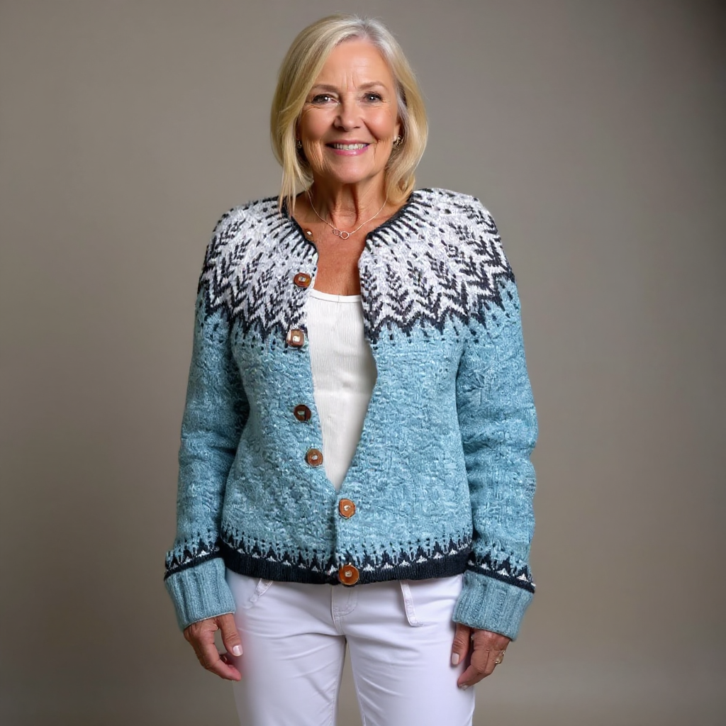 Ruth & Eleanor™ | Cardigan Islandais Rétro