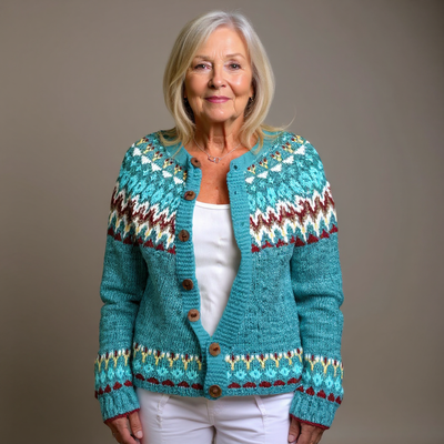 Ruth & Eleanor™ | Cardigan Islandais Classique