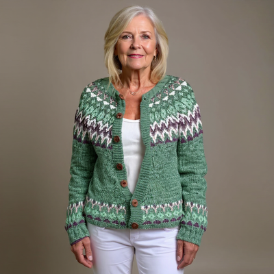 Ruth & Eleanor™ | Cardigan Islandais Rétro