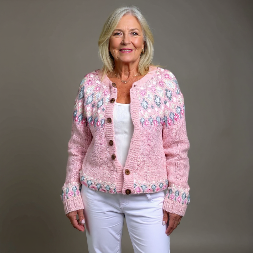 Ruth & Eleanor™ | Cardigan Rose Douillet