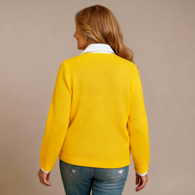 Anna | Cardigan Imprimé Art