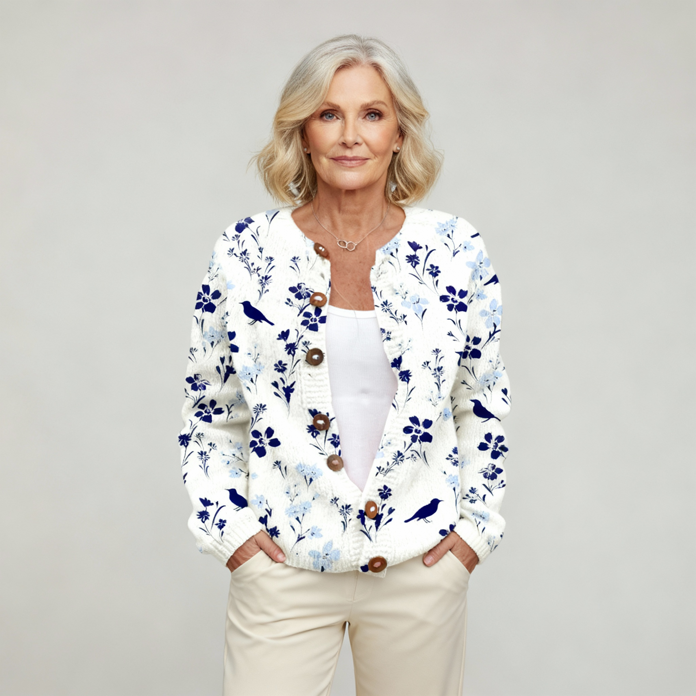 Maylee | Cardigan Fleurs Vintage