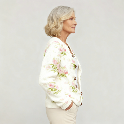 Jessie | Cardigan Art Floral