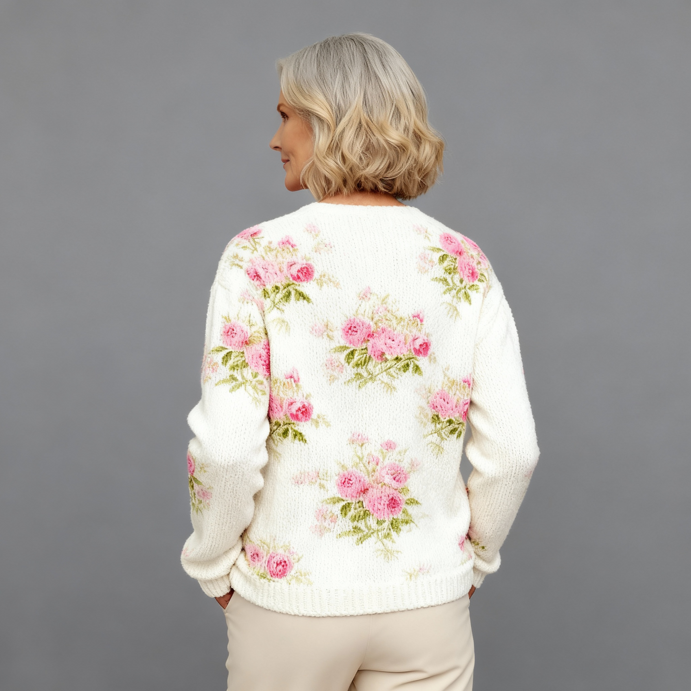 Jessie | Cardigan Art Floral