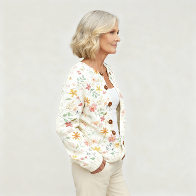 Grace | Cardigan Imprimé Fleurs