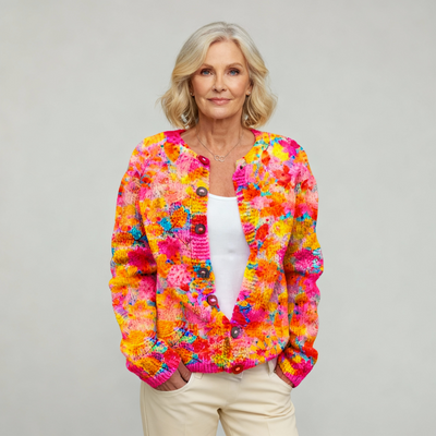 Gwen | Cardigan à Imprimé Floral