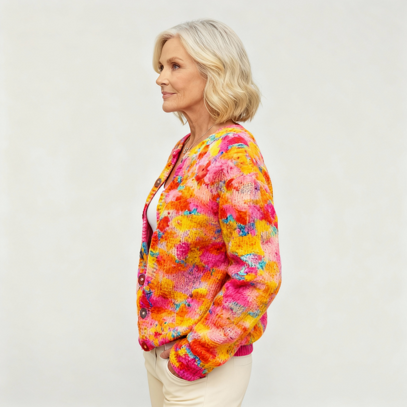 Gwen | Cardigan à Imprimé Floral