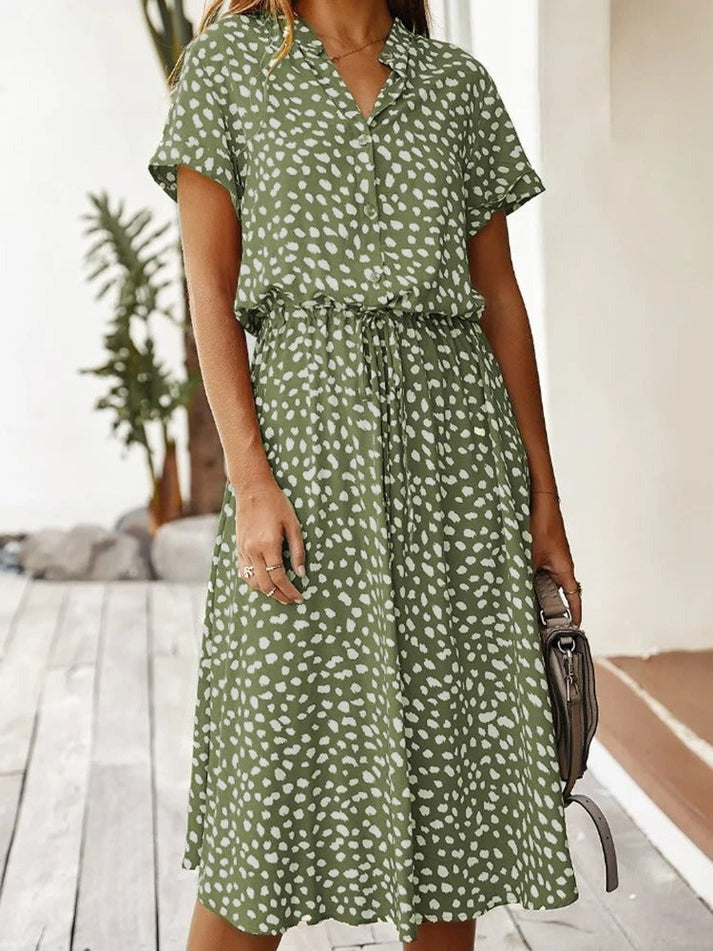 Edith | Robe à col en V