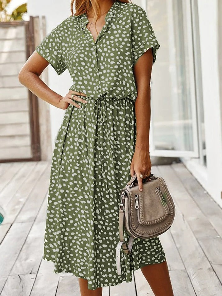 Edith | Robe à col en V
