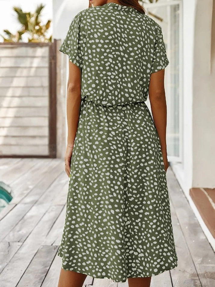 Edith | Robe à col en V