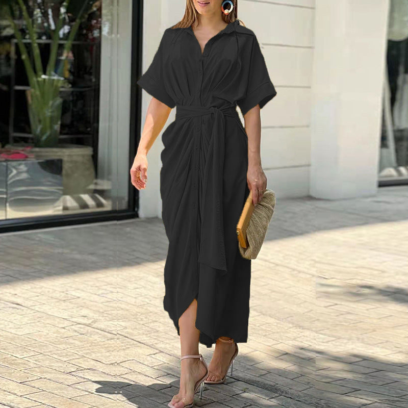 Amalia | Robe Maxi Enveloppe de Luxe (Presque épuisé)