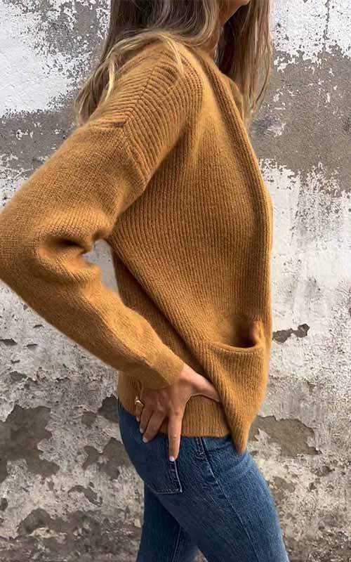Odile | Veste en coton zippée tricotée