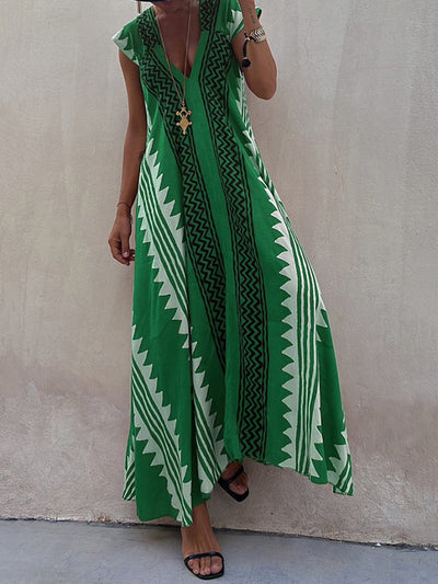 Boho | Robe sans manches à col en V