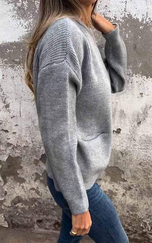 Odile | Veste en coton zippée tricotée