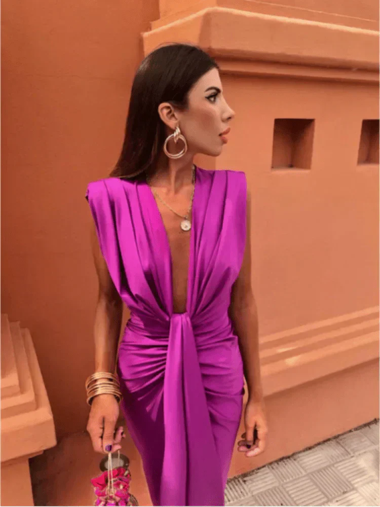 Lara | Robe Satinée Luxe