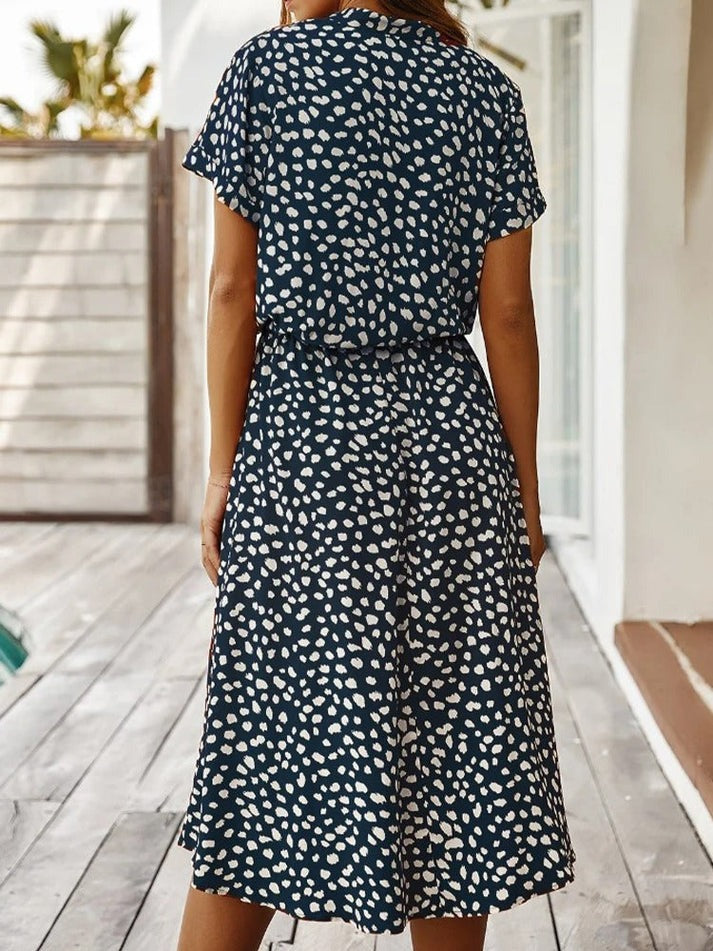 Edith | Robe à col en V