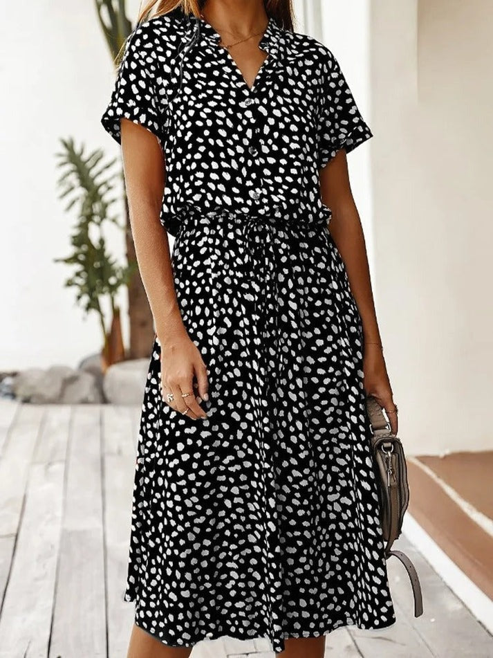 Edith | Robe à col en V
