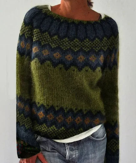 Miriam | SWEATER ISLANDAIS RÉTRO