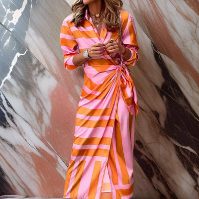 Amira | Robe à imprimé cache-cœur