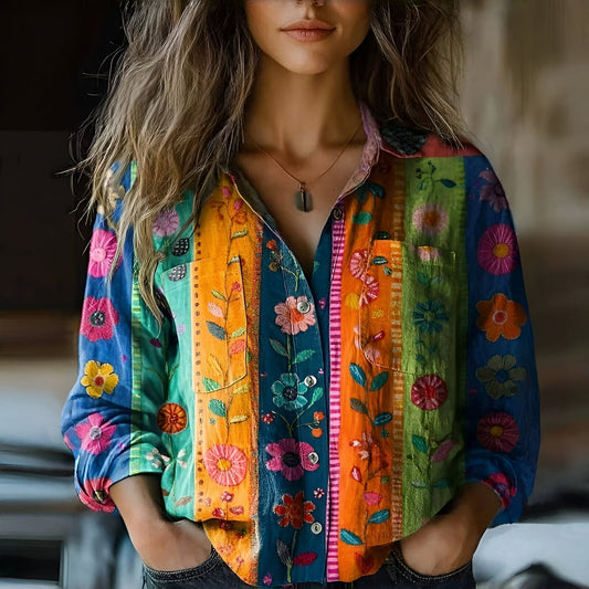 Romane | Chemisier coloré et joyeux