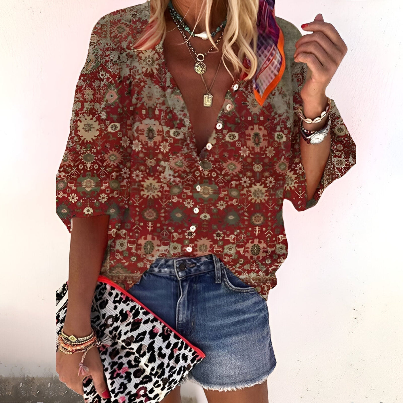 Sabine | Blouse de Luxe et Élégante