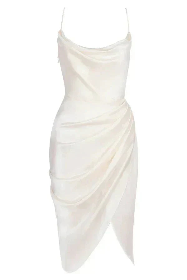 Scarlett | Maxi Robe en Soie de Luxe avec Corset