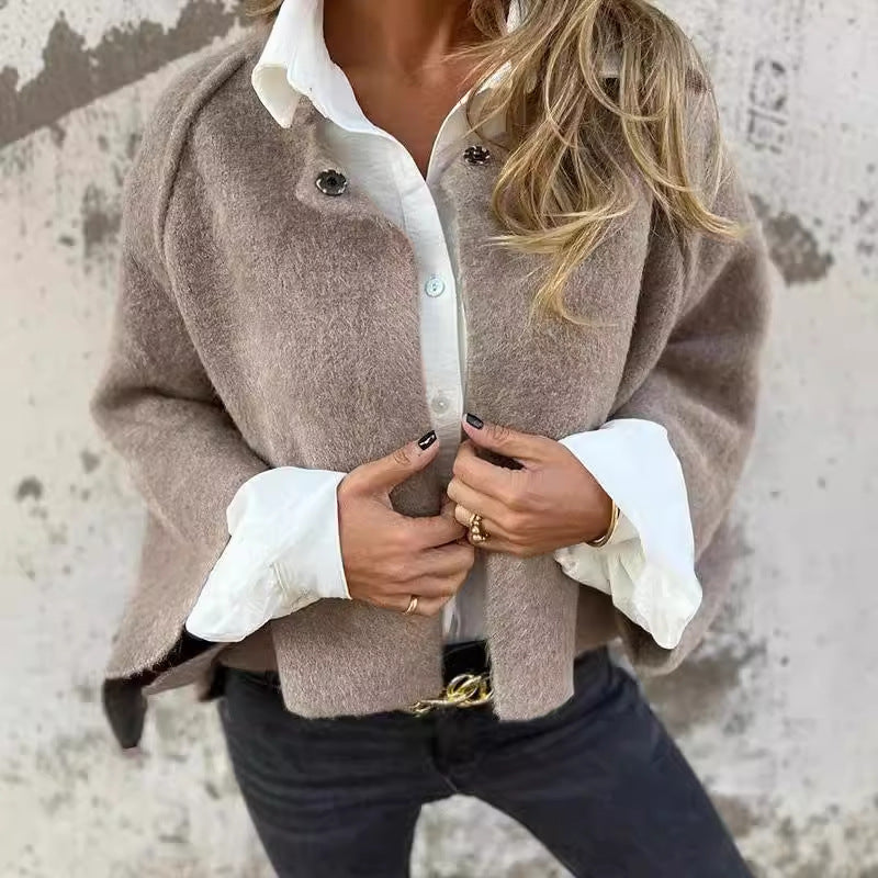 Mendy | Manteau Court En Cachemire