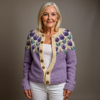 Ruth & Eleanor™ | Cardigan Vintage Islandais Classique